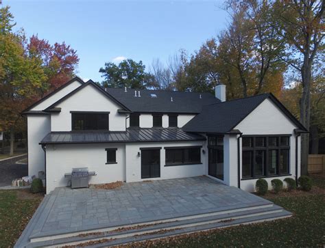 white house black roof pictures